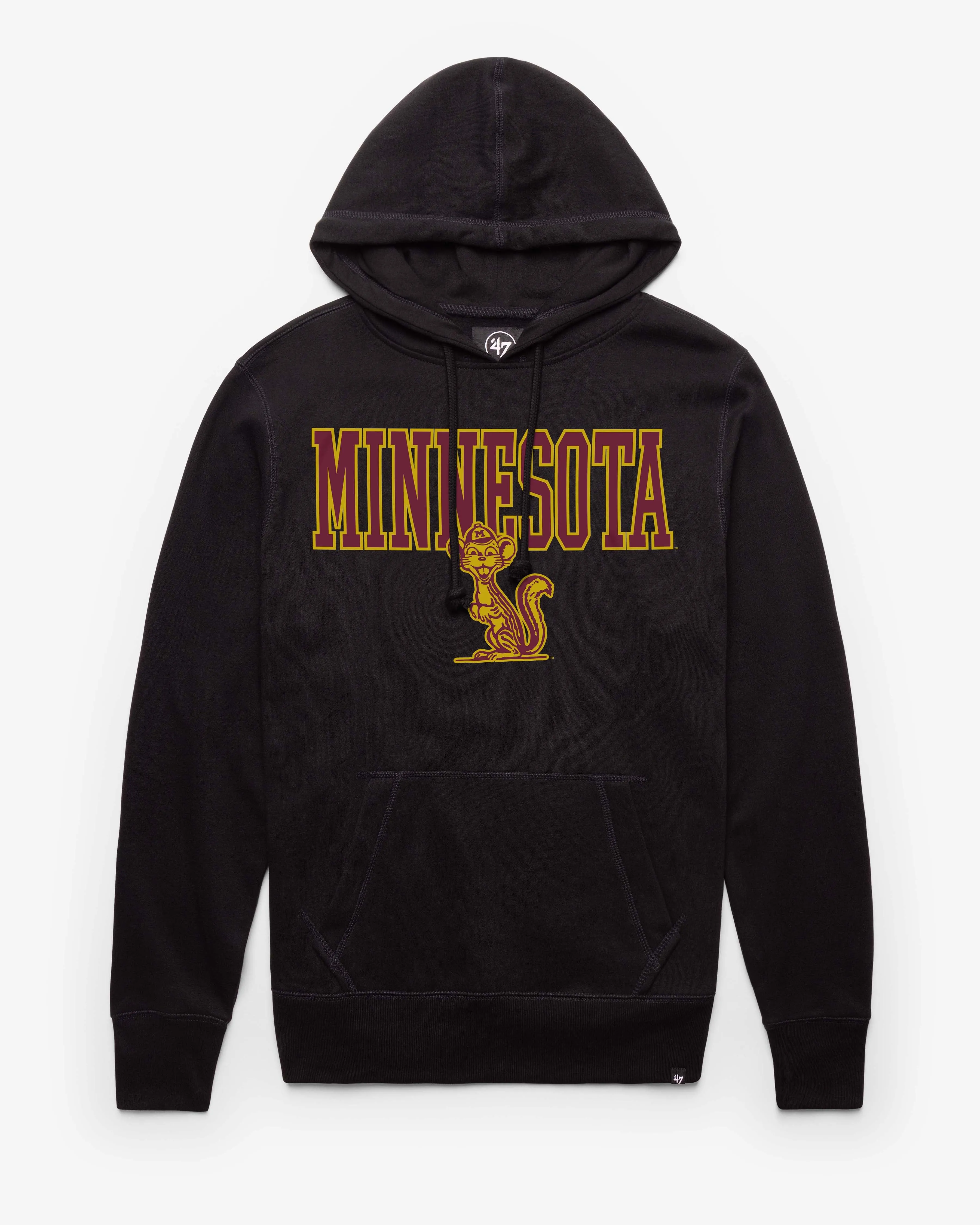 MINNESOTA GOLDEN GOPHERS VINTAGE STRAIGHT BLOCK '47 HEADLINE HOOD sold by 47