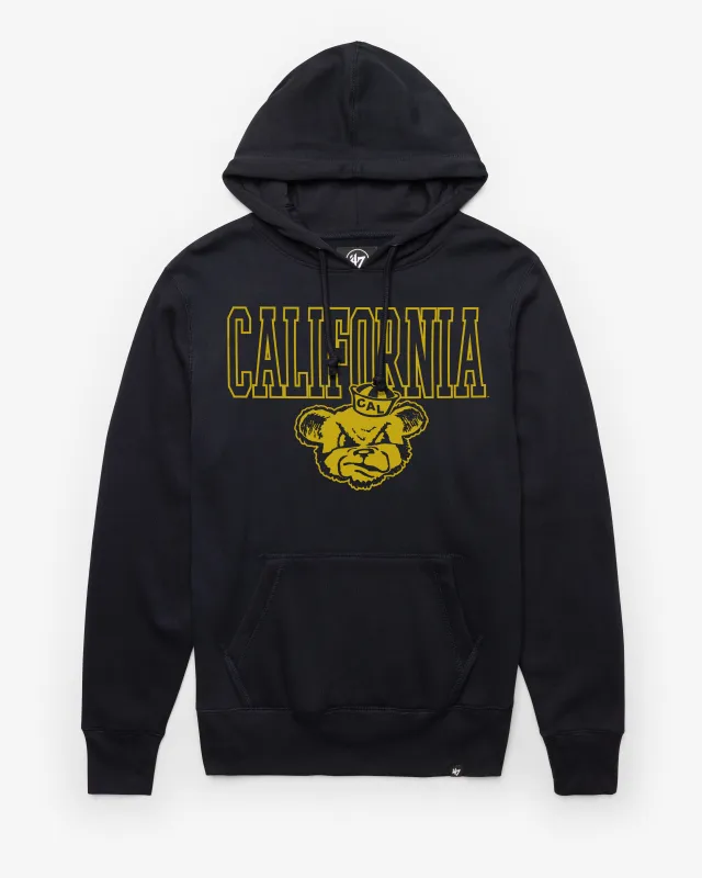 CAL - BERKELEY GOLDEN BEARS VINTAGE STRAIGHT BLOCK '47 HEADLINE HOOD made by 47