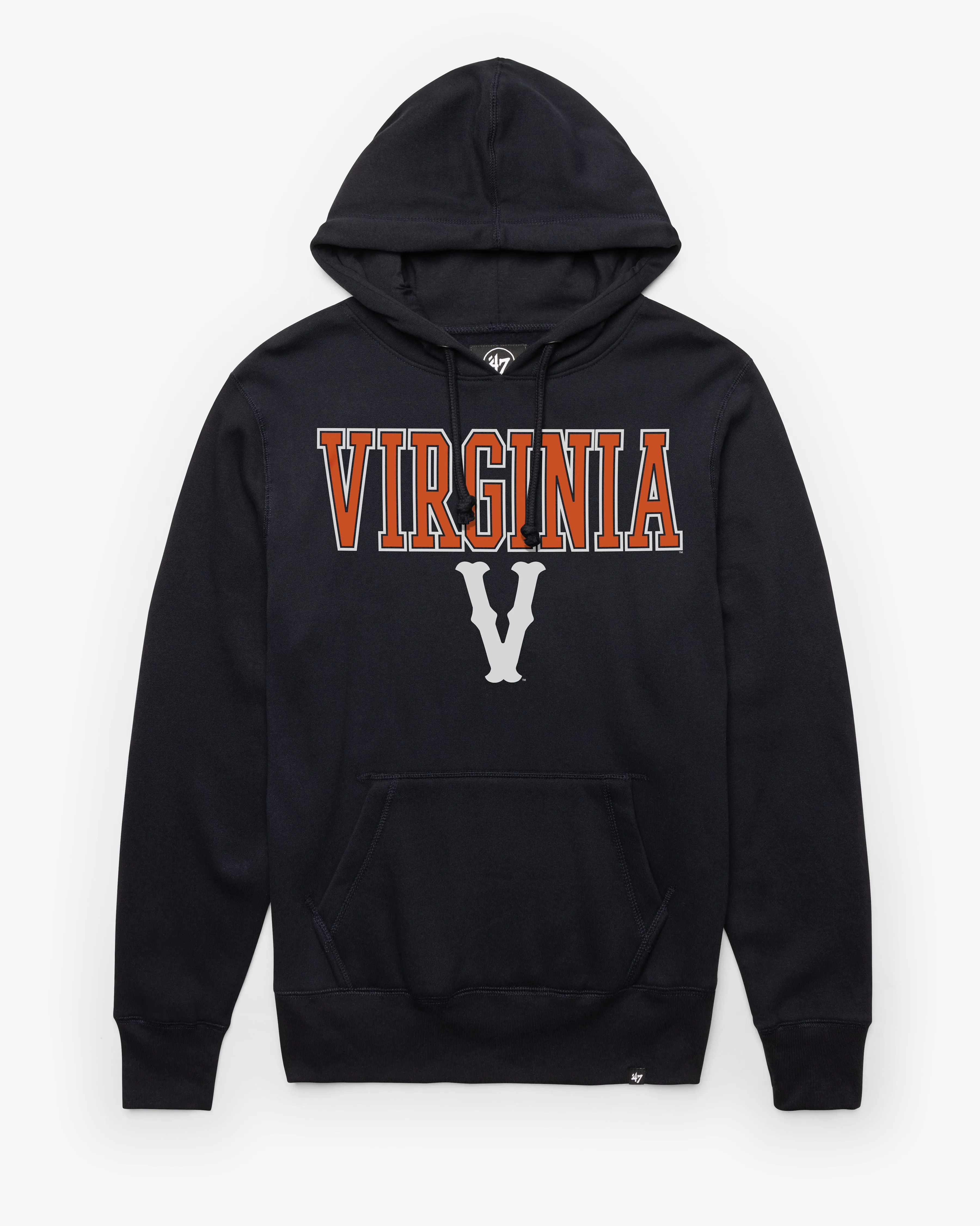 VIRGINIA CAVALIERS VINTAGE STRAIGHT BLOCK '47 HEADLINE HOOD sold by 47