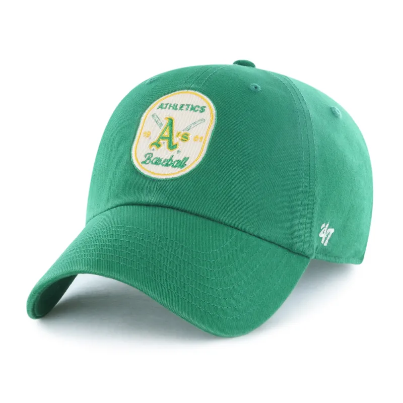ATHLETICS BASEBALL COOPERSTOWN CROSSPATCH '47 CLEAN UP made by 47