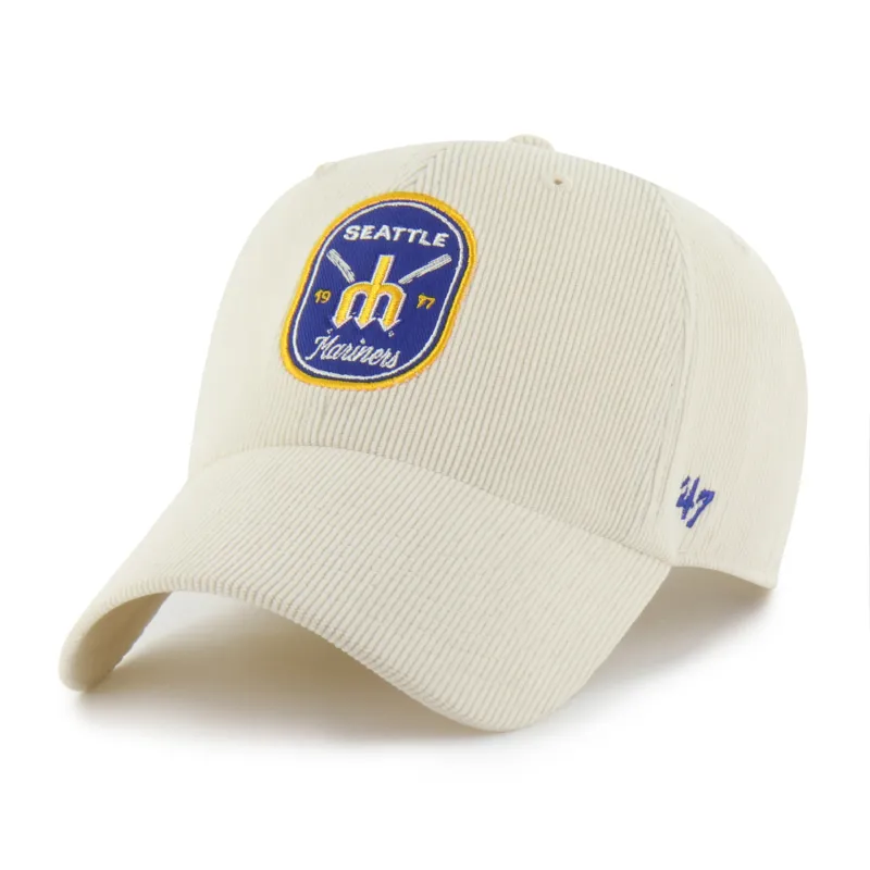 SEATTLE MARINERS COOPERSTOWN CROSSPATCH CORD '47 CLEAN UP made by 47