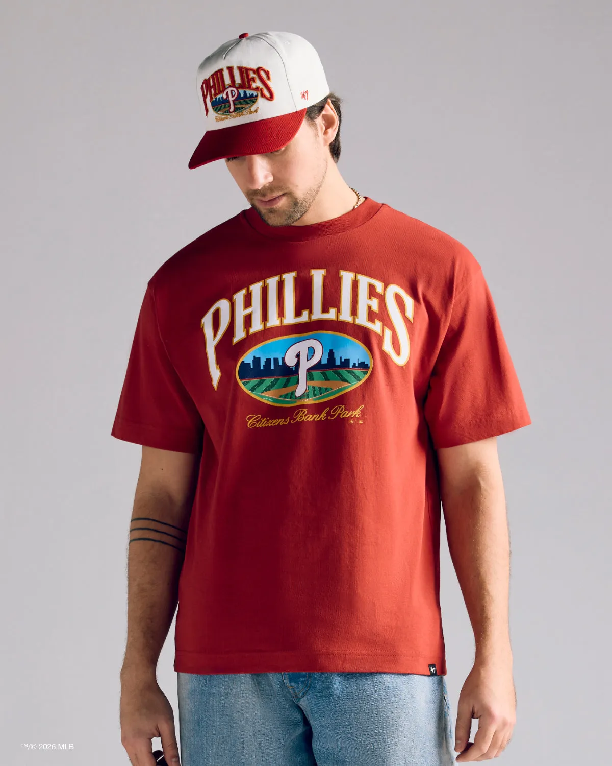 PHILADELPHIA PHILLIES OPEN CITY '47 FOUNDATION TEE sold by 47 product image thumbnail 3