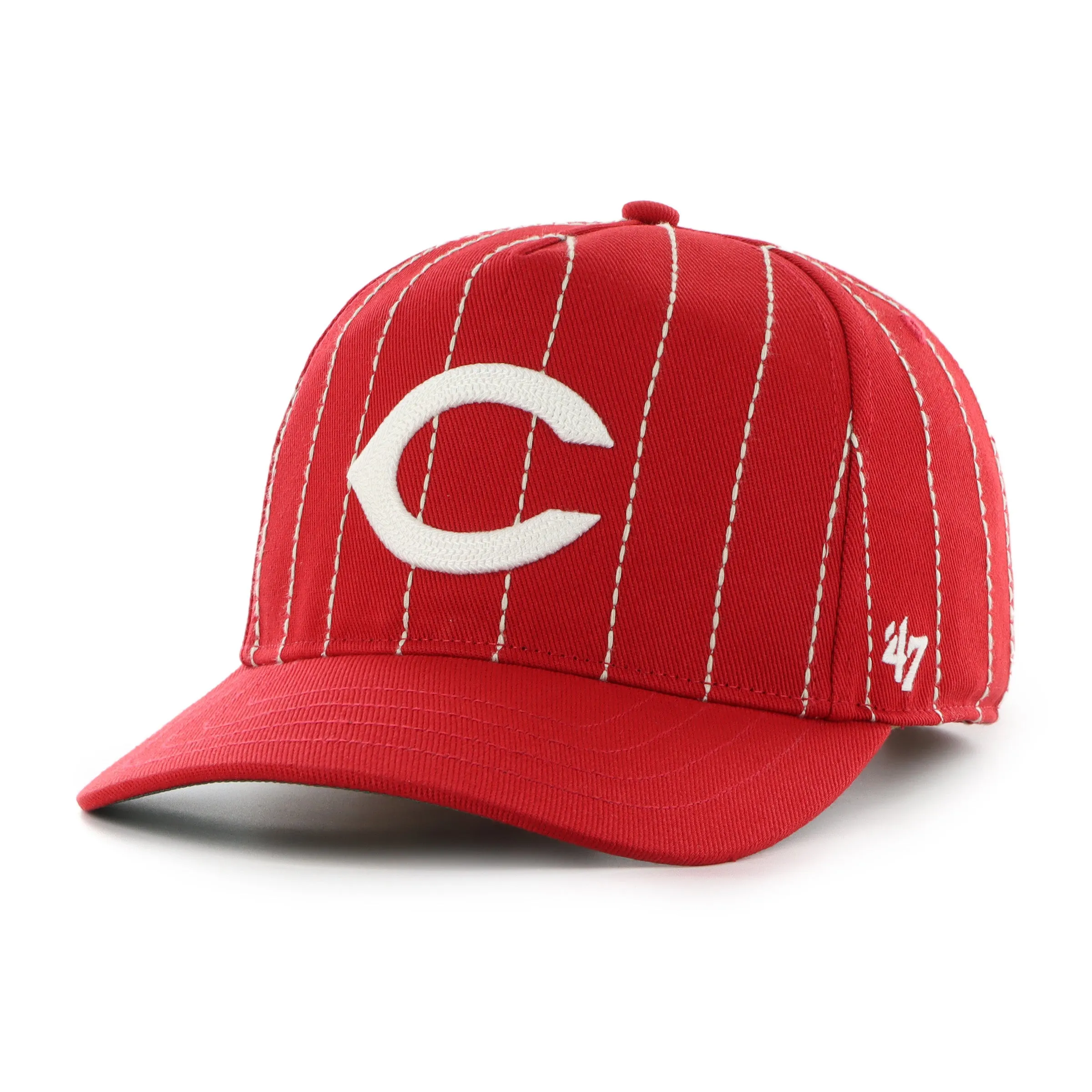 CINCINNATI REDS COOPERSTOWN RAWLINGS PINSTRIPE '47 HITCH sold by 47 product image thumbnail 5