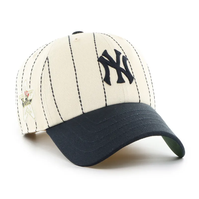 NEW YORK YANKEES COOPERSTOWN RAWLINGS PINSTRIPE '47 CLEAN UP made by 47