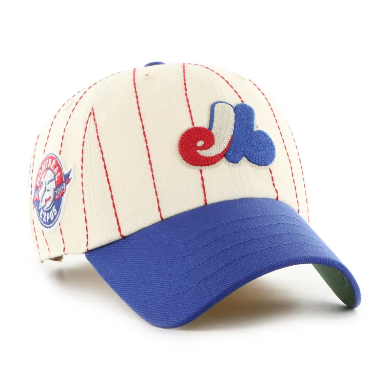 MONTREAL EXPOS COOPERSTOWN RAWLINGS PINSTRIPE '47 CLEAN UP made by 47