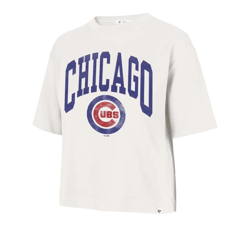 CHICAGO CUBS SHALE '47 FOUNDATION CROP TEE WOMENS made by 47