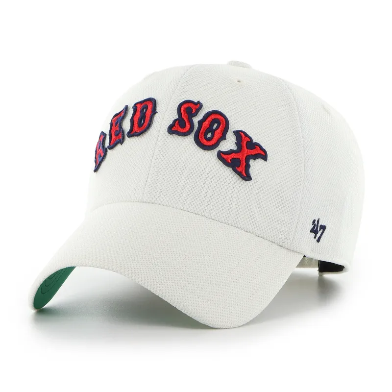 BOSTON RED SOX COOPERSTOWN GRANDSTAND PIQUE SCRIPT '47 CLEAN UP made by 47