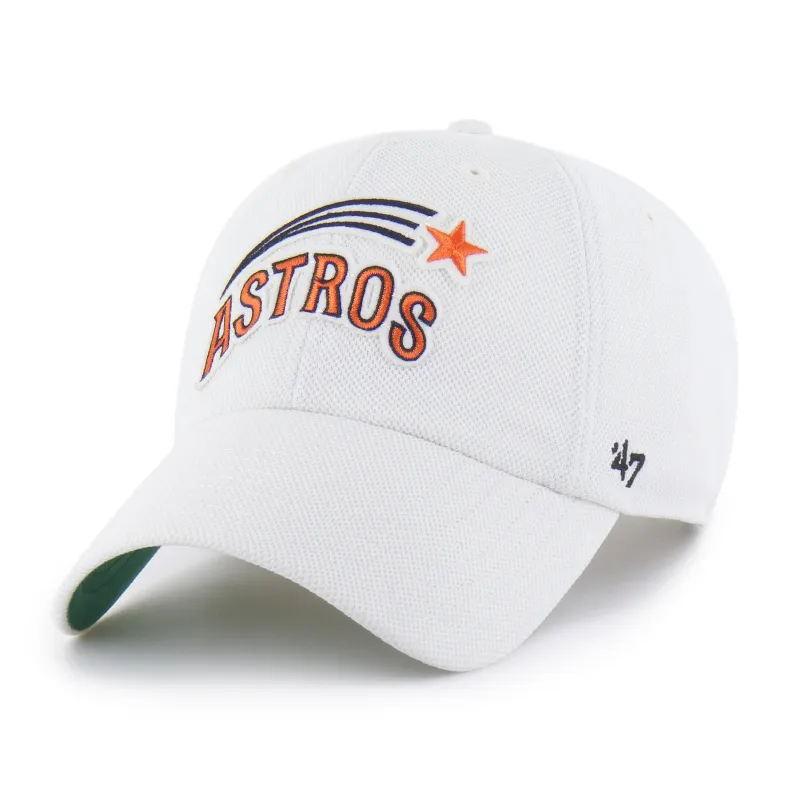 HOUSTON ASTROS COOPERSTOWN GRANDSTAND PIQUE SCRIPT '47 CLEAN UP made by 47