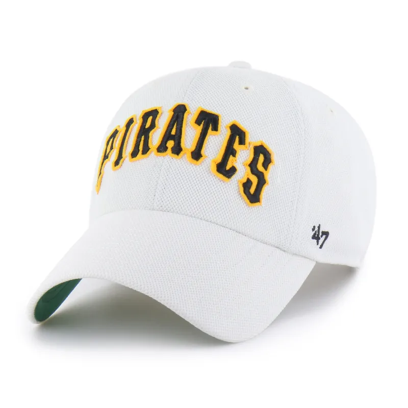 PITTSBURGH PIRATES COOPERSTOWN GRANDSTAND PIQUE SCRIPT '47 CLEAN UP made by 47
