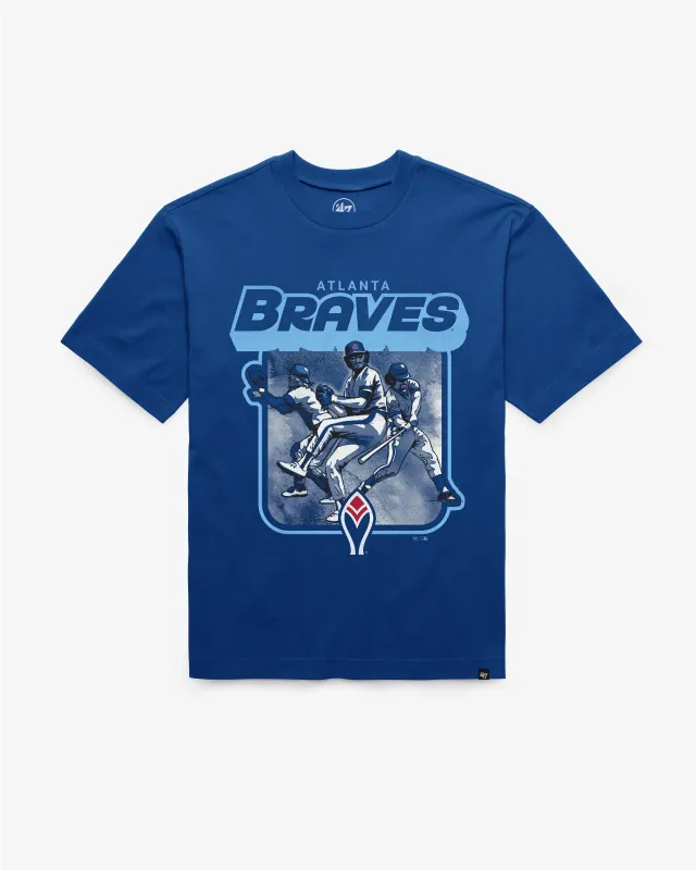 ATLANTA BRAVES COOPERSTOWN INFIELD FLY '47 FOUNDATION TEE made by 47