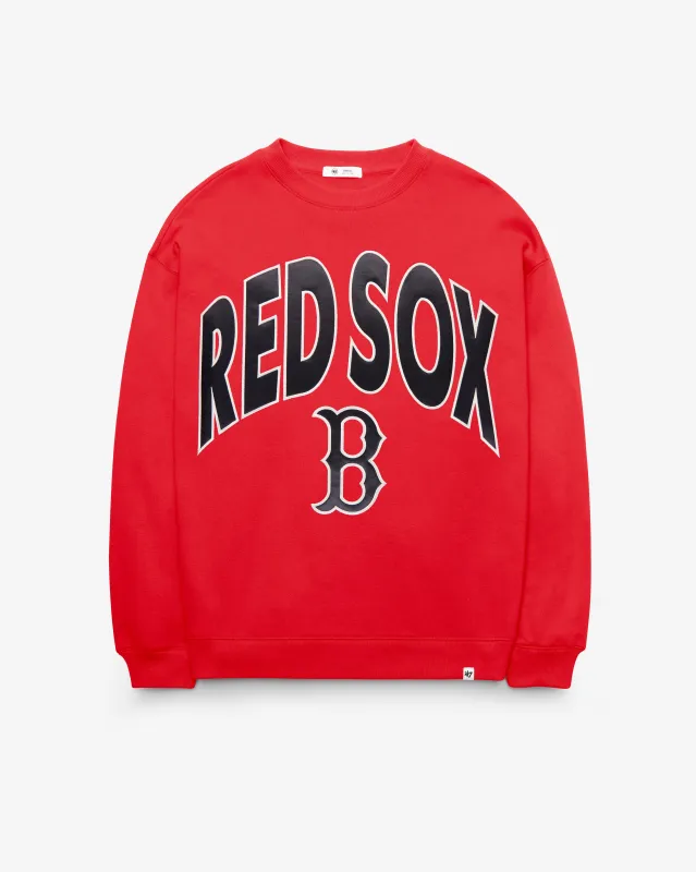 BOSTON RED SOX COOPERSTOWN EXTRA INNINGS '47 OVERSIZED CREW WOMENS made by 47