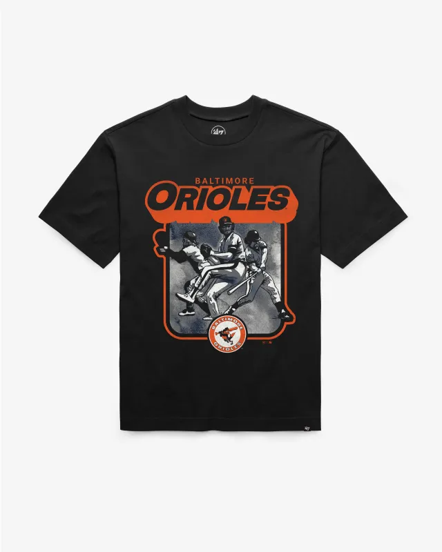 BALTIMORE ORIOLES COOPERSTOWN INFIELD FLY '47 FOUNDATION TEE made by 47