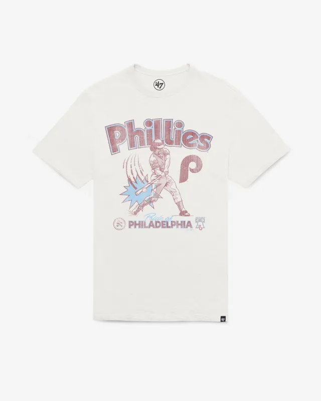 PHILADELPHIA PHILLIES COOPERSTOWN SWINGIN' '47 SCRUM TEE made by 47
