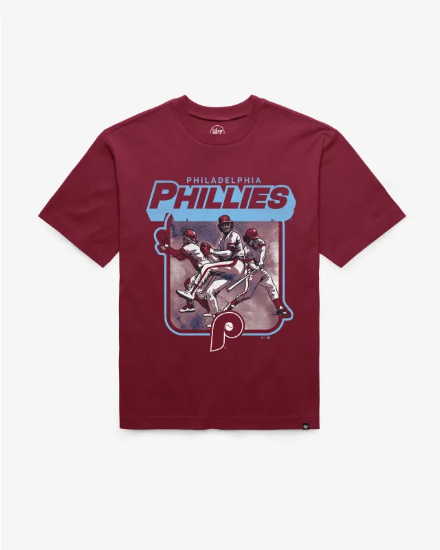 PHILADELPHIA PHILLIES COOPERSTOWN INFIELD FLY '47 FOUNDATION TEE made by 47