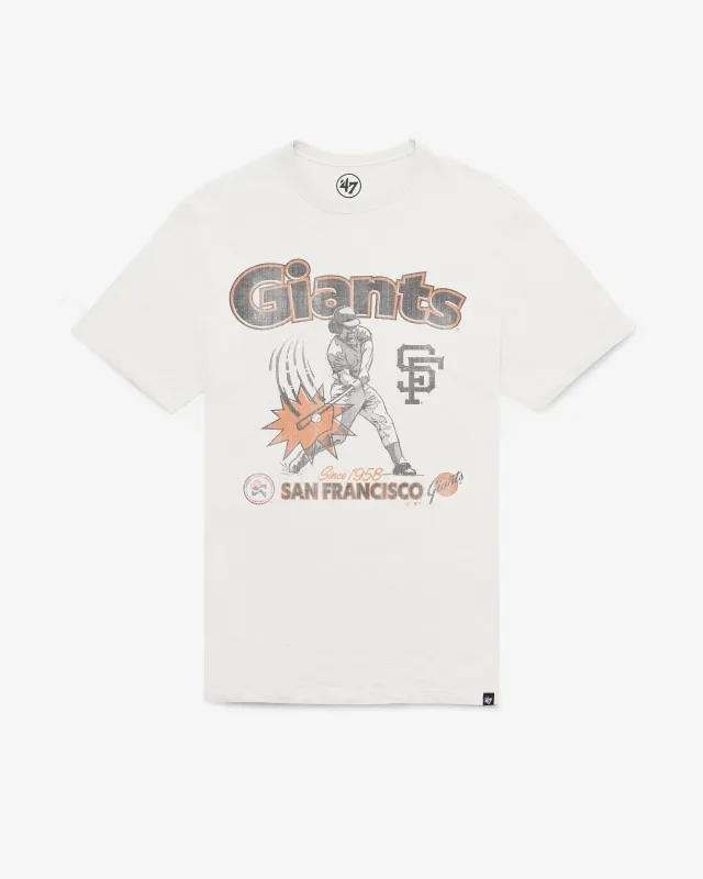 SAN FRANCISCO GIANTS COOPERSTOWN SWINGIN' '47 SCRUM TEE made by 47