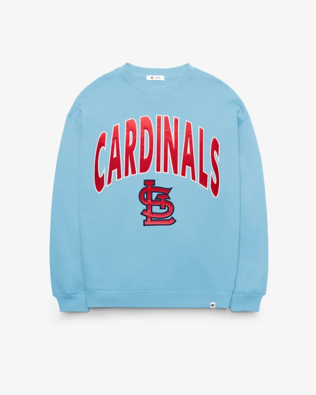 ST. LOUIS CARDINALS COOPERSTOWN EXTRA INNINGS '47 OVERSIZED CREW WOMENS made by 47