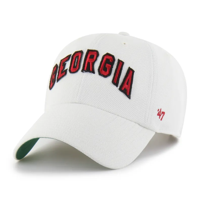 GEORGIA BULLDOGS VINTAGE GRANDSTAND PIQUE SCRIPT '47 CLEAN UP made by 47