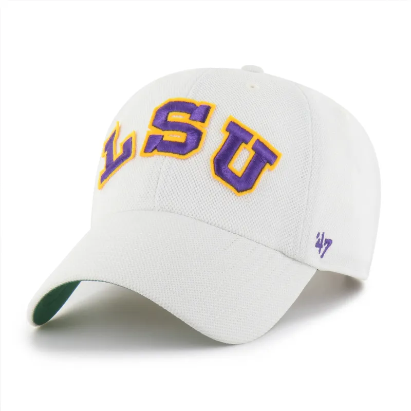 LOUISIANA STATE TIGERS LSU VINTAGE GRANDSTAND PIQUE SCRIPT '47 CLEAN UP made by 47