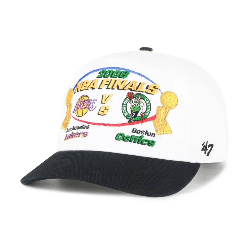 LOS ANGELES LAKERS VS. BOSTON CELTICS DUELING '47 HITCH made by 47