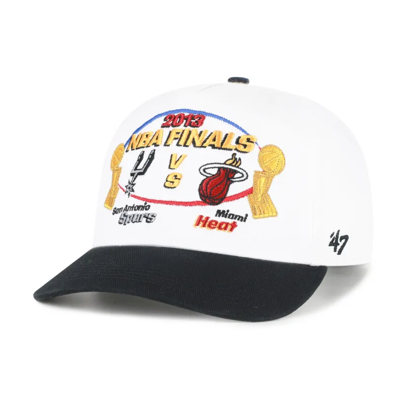 SAN ANTONIO SPURS VS. MIAMI HEAT NBA FINALS DUELING '47 HITCH made by 47