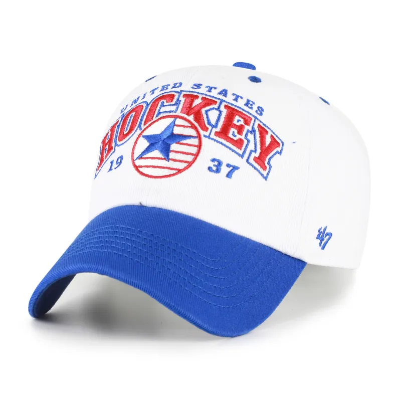 USA HOCKEY VINTAGE HEAVY ARCH '47 CLEAN UP made by 47