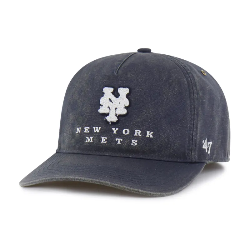 NEW YORK METS WEATHERED WASH '47 HITCH LOW CROWN made by 47