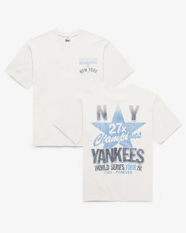 NEW YORK YANKEES COOPERSTOWN BACKER '47 FOUNDATION TEE made by 47