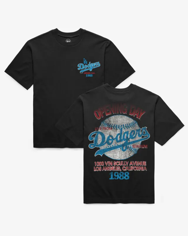 LOS ANGELES DODGERS COOPERSTOWN BACKER '47 FOUNDATION TEE made by 47