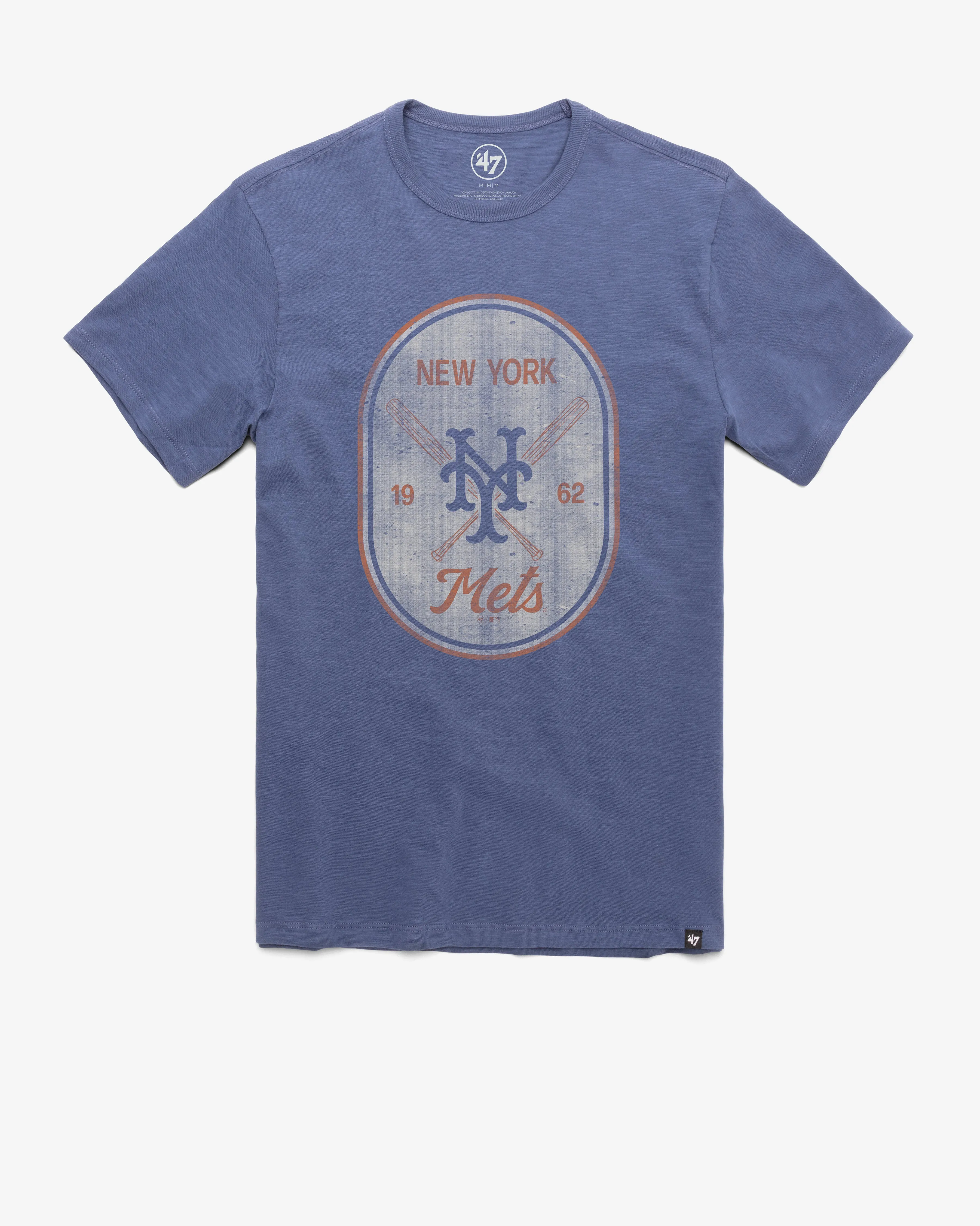 NEW YORK METS COOPERSTOWN CROSS PATCH '47 SCRUM TEE sold by 47