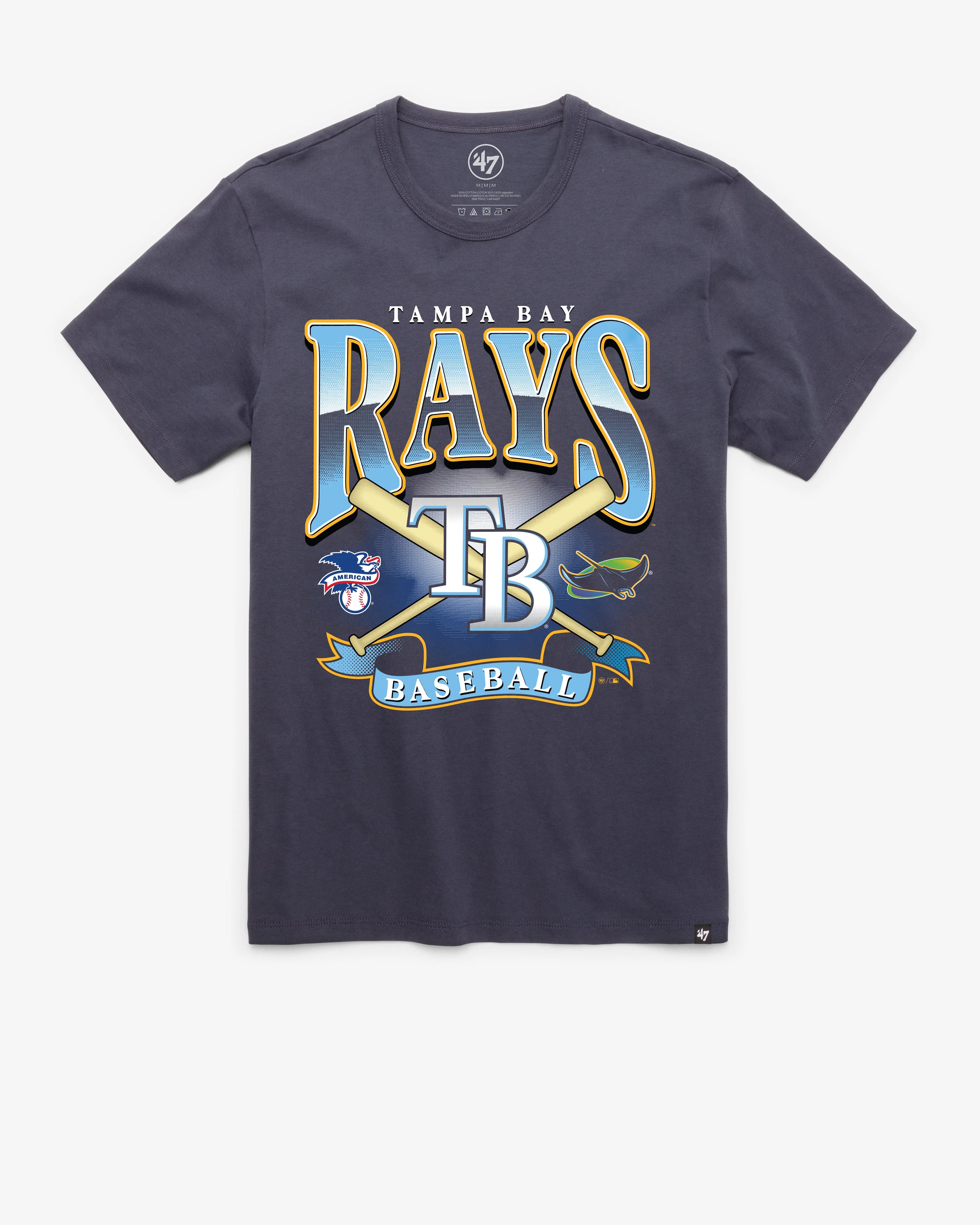 TAMPA BAY RAYS CHROMETOWN '47 FRANKLIN TEE MEN sold by 47