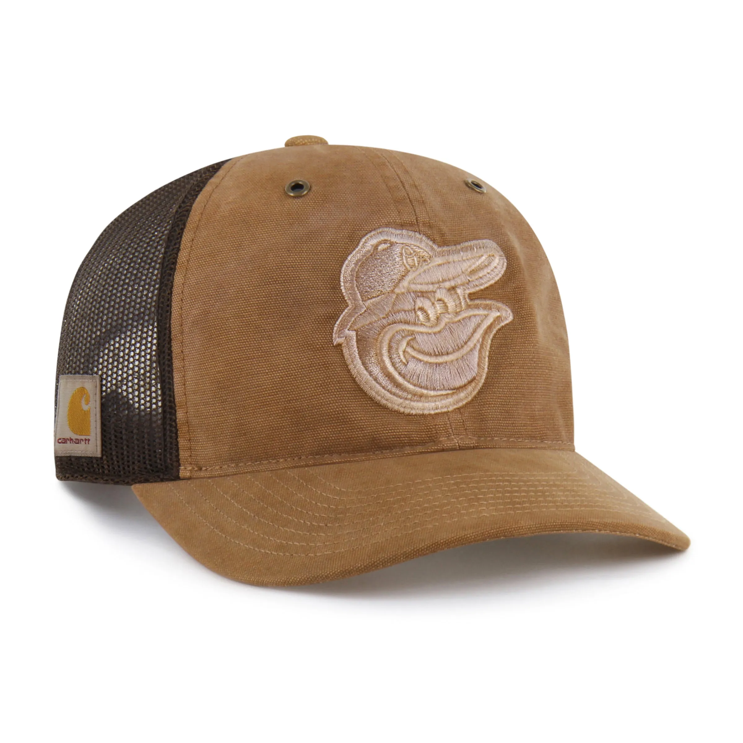 BALTIMORE ORIOLES CARHARTT DYED '47 TRUCKER RF RELAXED sold by 47