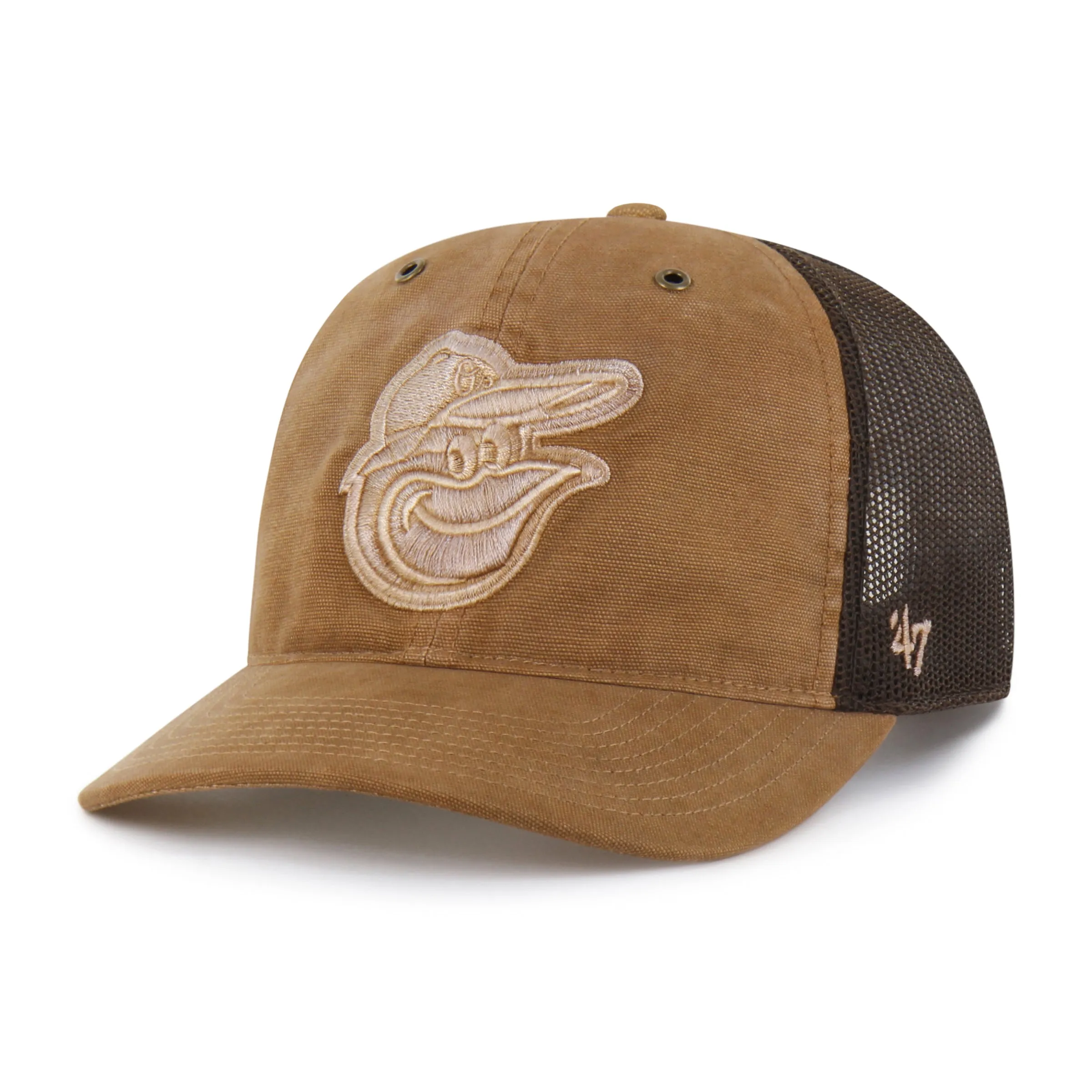 BALTIMORE ORIOLES CARHARTT DYED '47 TRUCKER RF RELAXED sold by 47 product image thumbnail 4