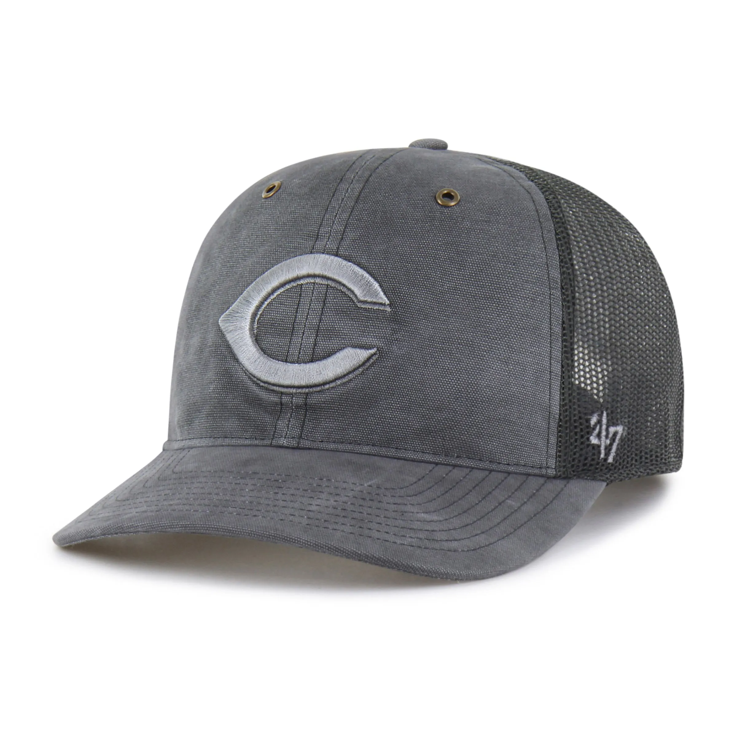 CINCINNATI REDS CARHARTT DYED '47 TRUCKER RF RELAXED FIT sold by 47 product image thumbnail 4