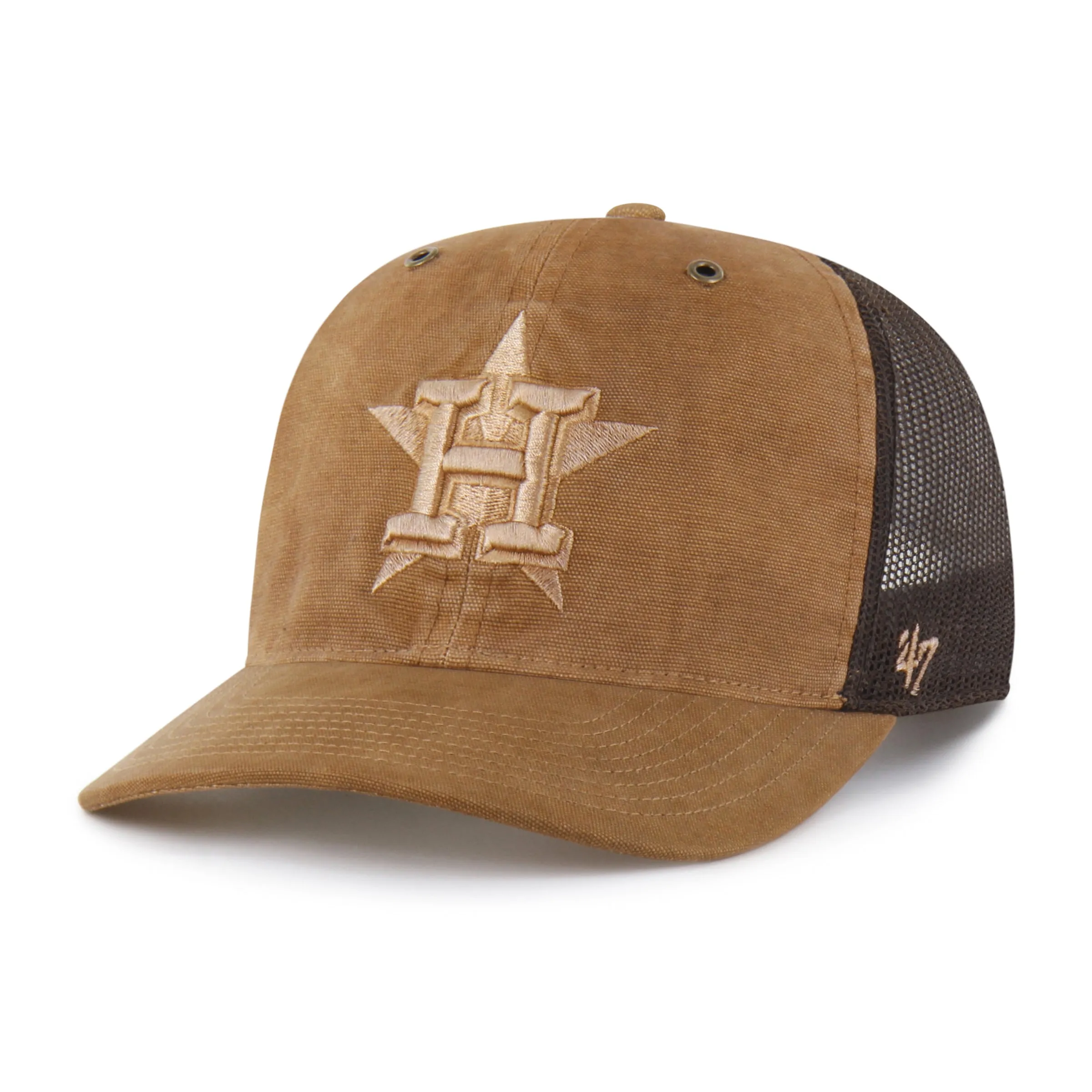 HOUSTON ASTROS CARHARTT DYED '47 TRUCKER RF RELAXED FIT sold by 47 product image thumbnail 4