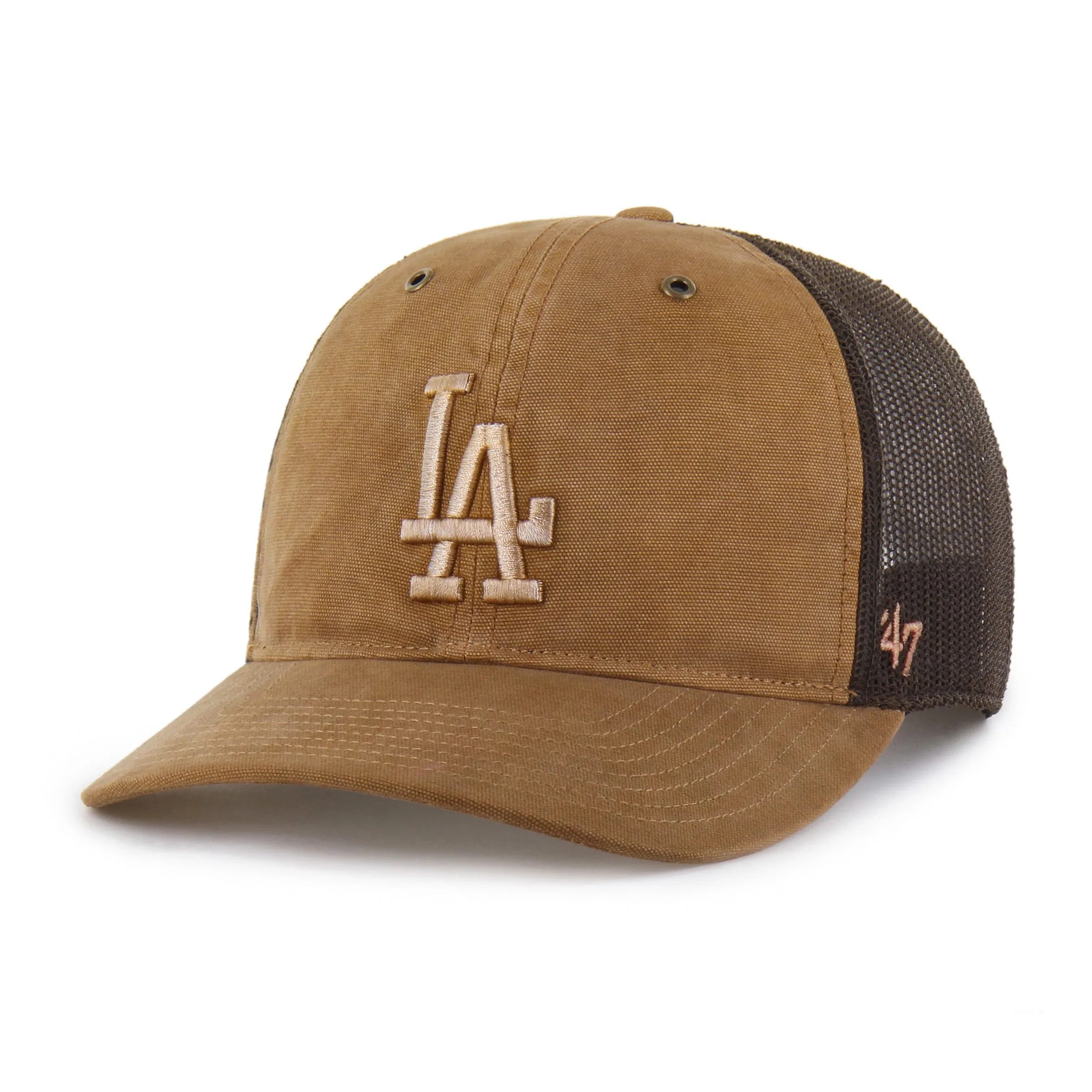 LOS ANGELES DODGERS CARHARTT DYED '47 TRUCKER RF RELAXED FIT sold by 47 product image thumbnail 4
