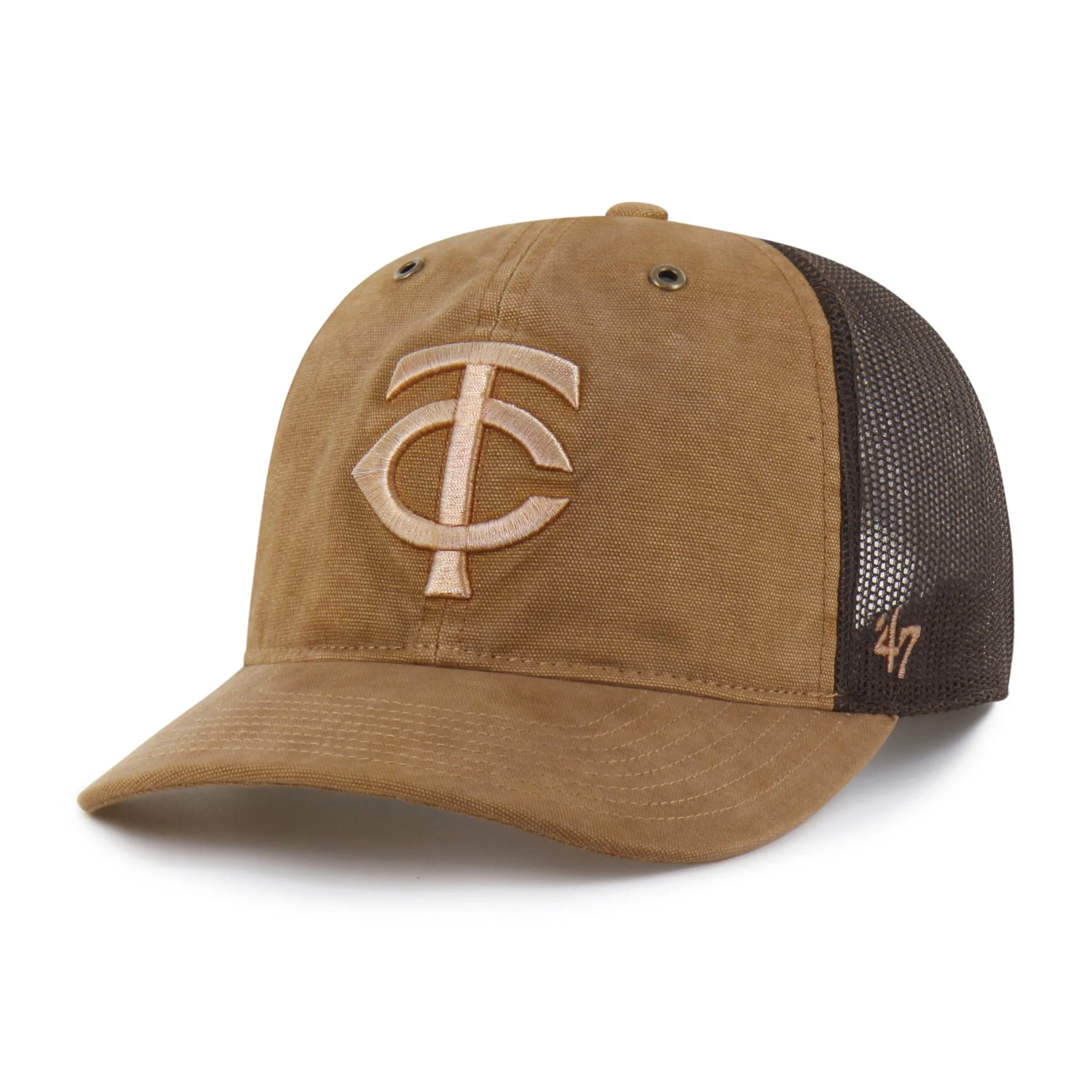 MINNESOTA TWINS CARHARTT DYED '47 TRUCKER RF RELAXED FIT sold by 47 product image thumbnail 4