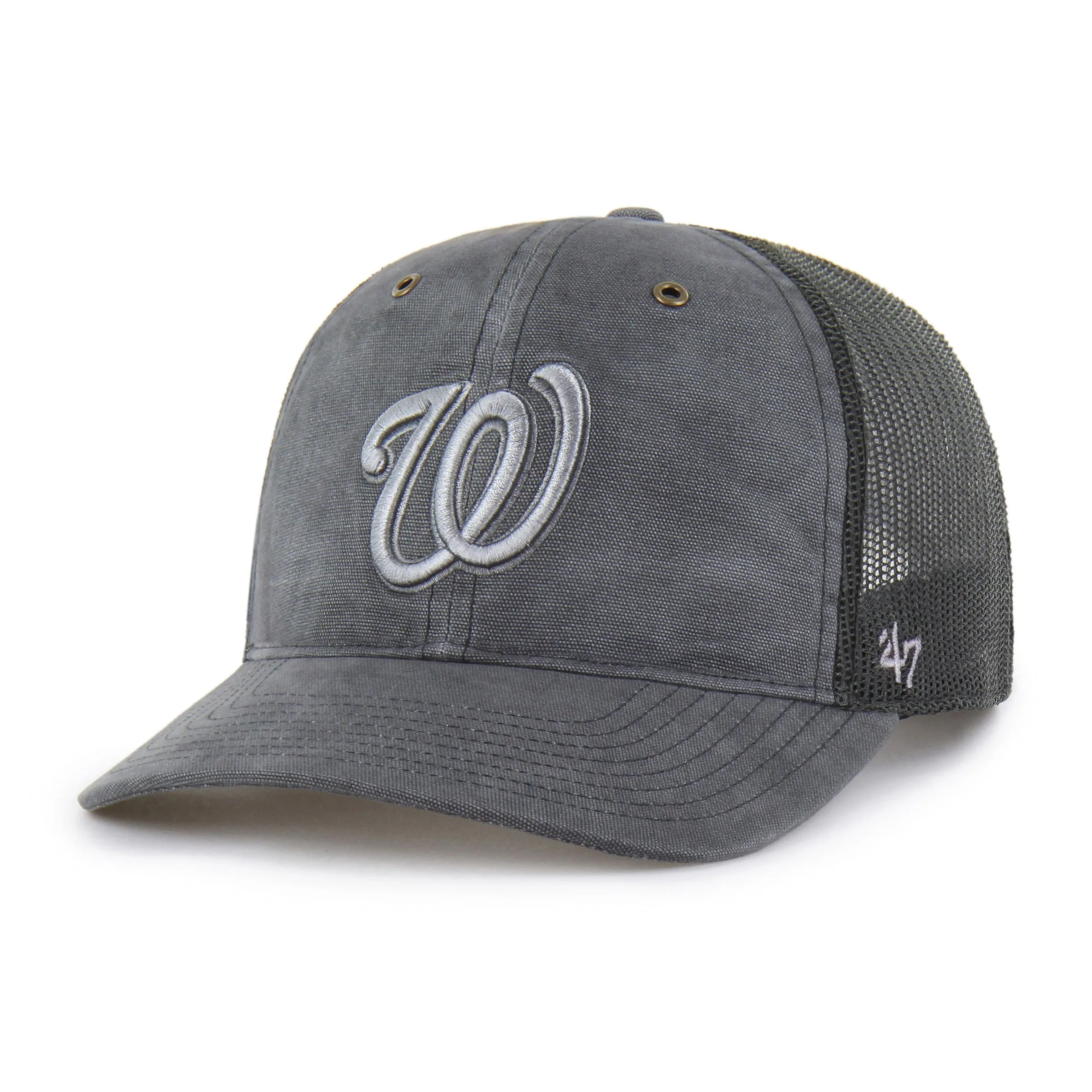 WASHINGTON NATIONALS CARHARTT DYED '47 TRUCKER RF RELAXED FIT sold by 47 product image thumbnail 4