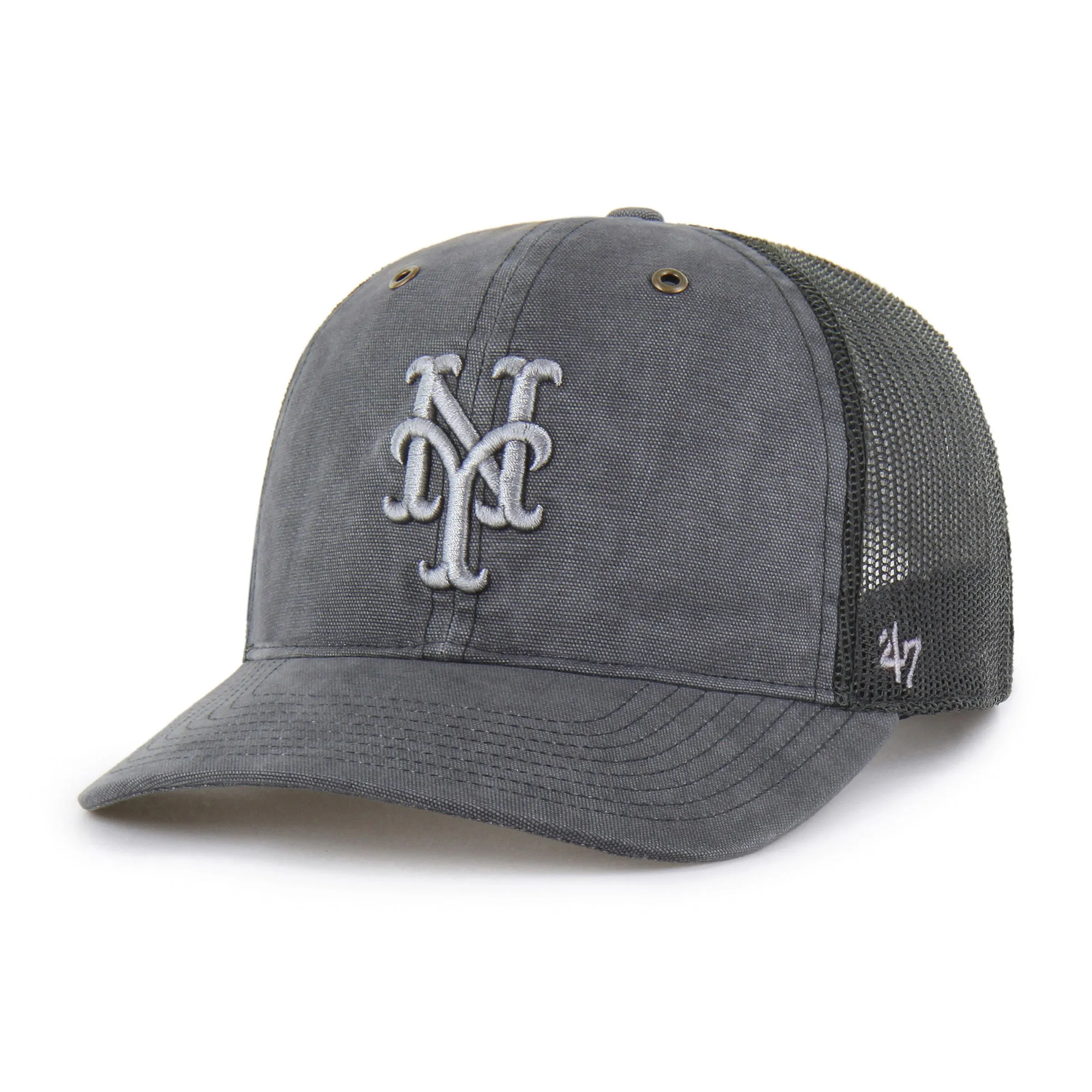 NEW YORK METS CARHARTT DYED '47 TRUCKER RF RELAXED FIT sold by 47 product image thumbnail 4