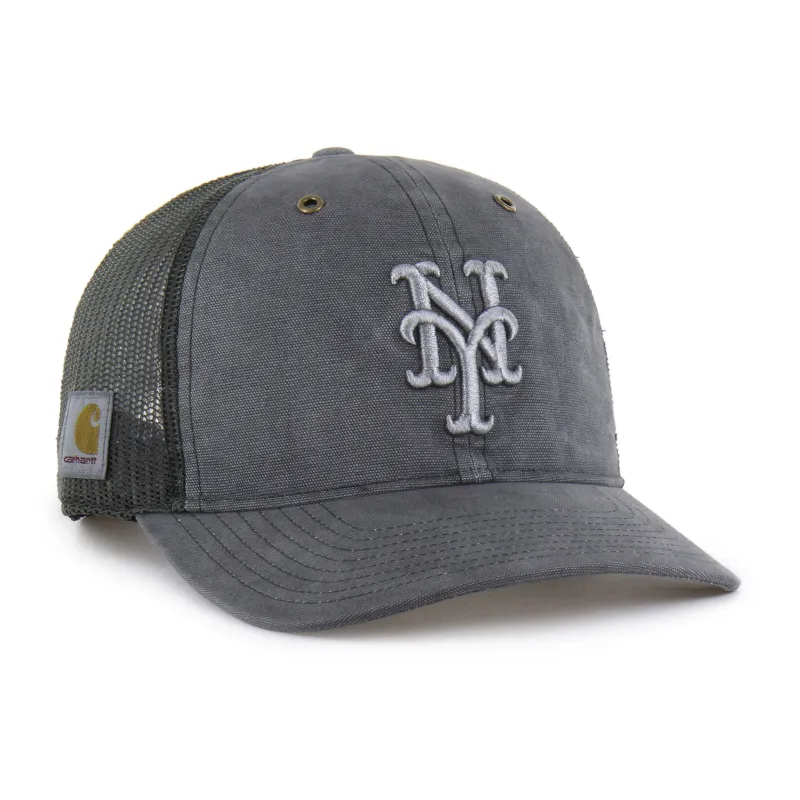 NEW YORK METS CARHARTT DYED '47 TRUCKER RF RELAXED FIT made by 47