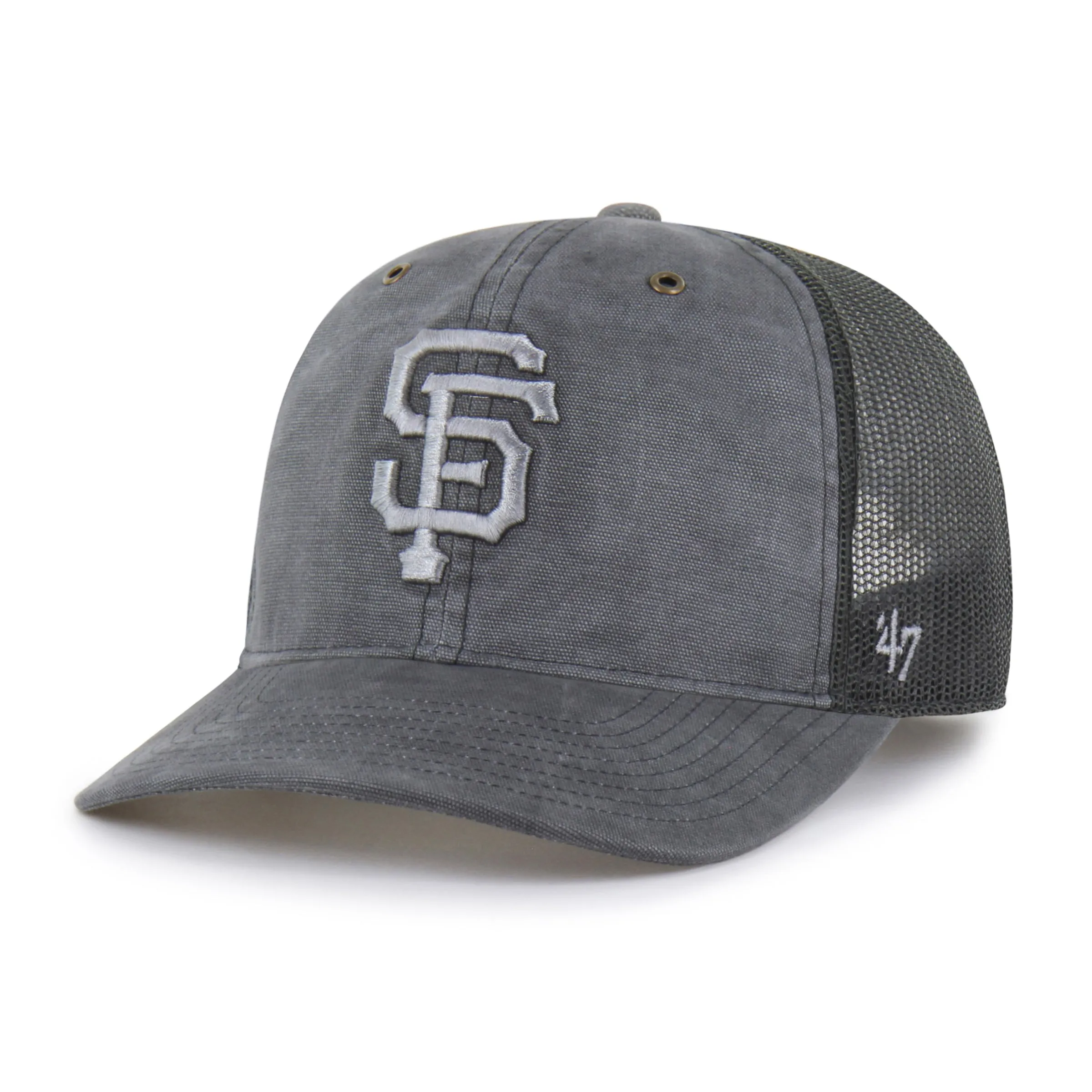 SAN FRANCISCO GIANTS CARHARTT DYED '47 TRUCKER RF RELAXED FIT sold by 47 product image thumbnail 4