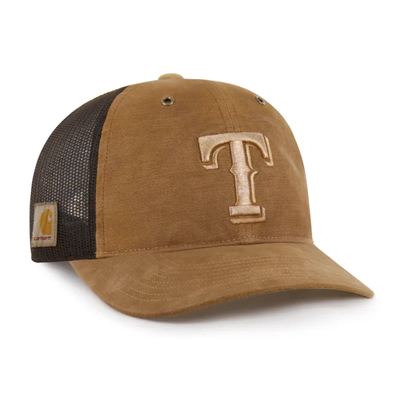 TEXAS RANGERS CARHARTT DYED '47 TRUCKER RF RELAXED FIT made by 47
