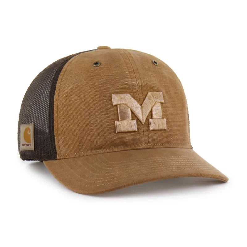 MICHIGAN WOLVERINES CARHARTT DYED '47 TRUCKER RF RELAXED FIT made by 47