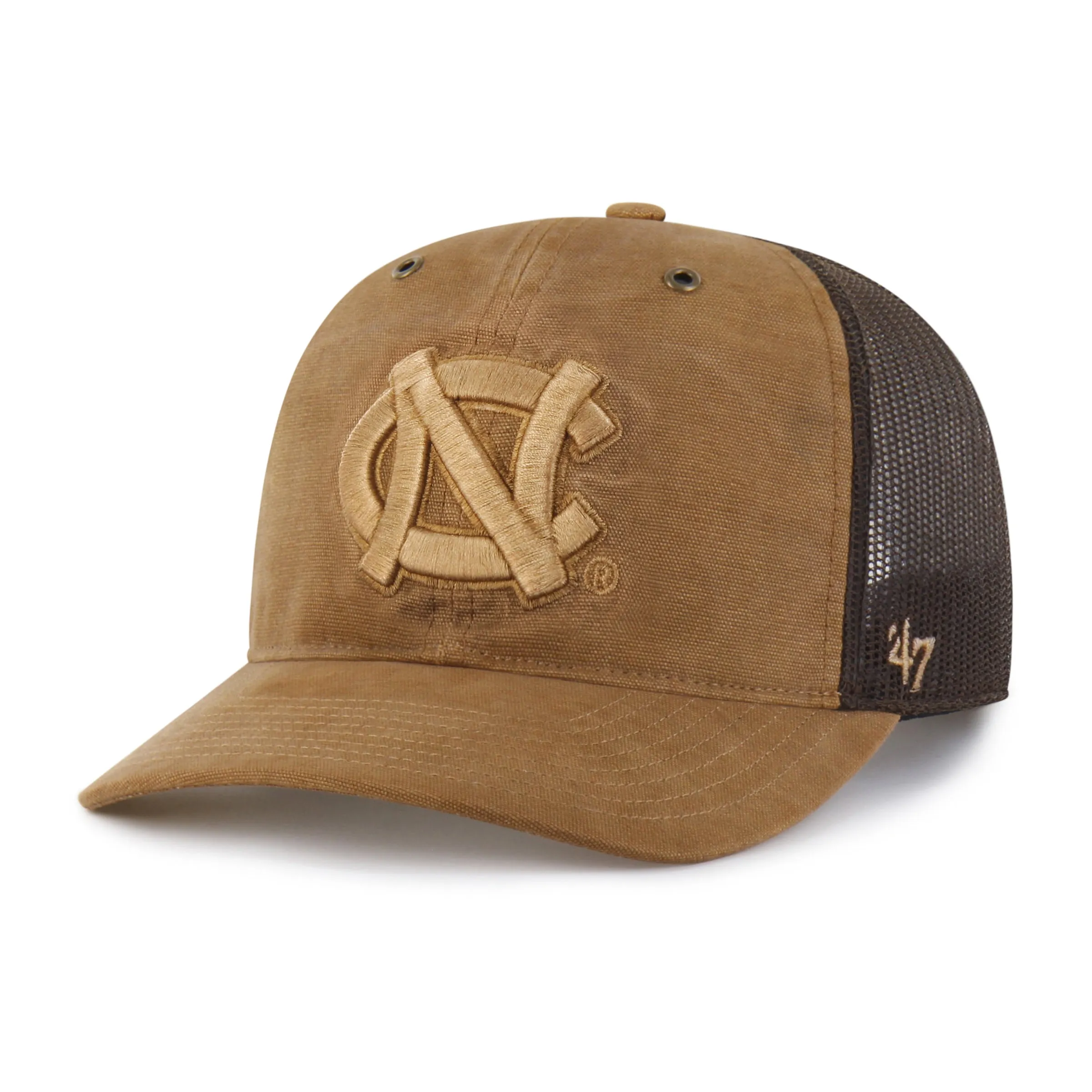 NORTH CAROLINA TAR HEELS CARHARTT DYED '47 TRUCKER RF RELAXED FIT sold by 47 product image thumbnail 4