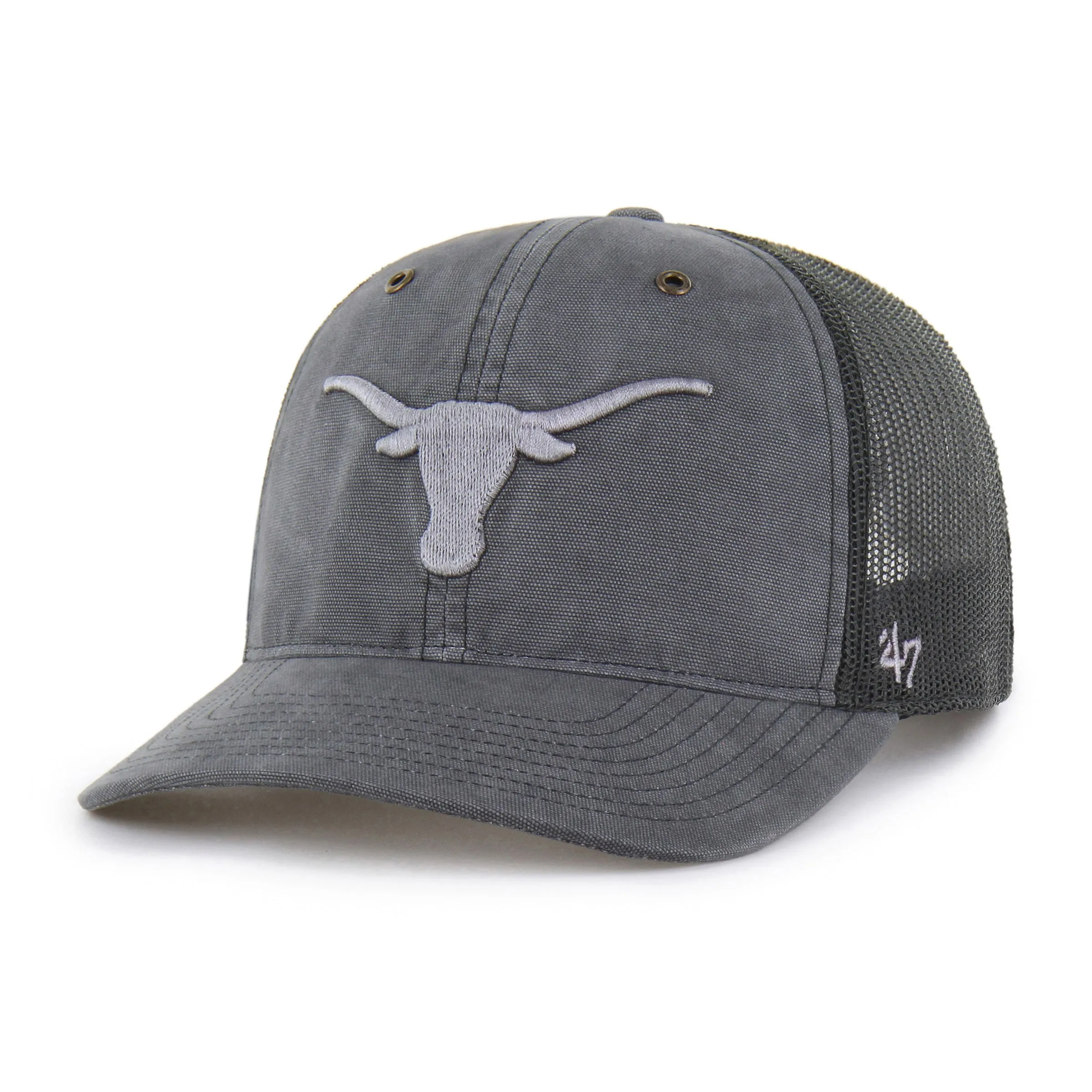 TEXAS LONGHORNS CARHARTT DYED '47 TRUCKER RF RELAXED FIT sold by 47 product image thumbnail 4