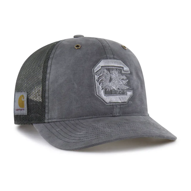 SOUTH CAROLINA GAMECOCKS CARHARTT GARMENT DYED '47 TRUCKER RF RELAXED FIT made by 47