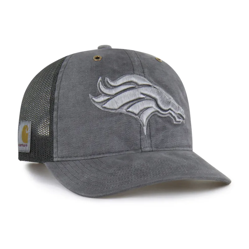 DENVER BRONCOS CARHARTT DYED '47 TRUCKER RF RELAXED FIT made by 47