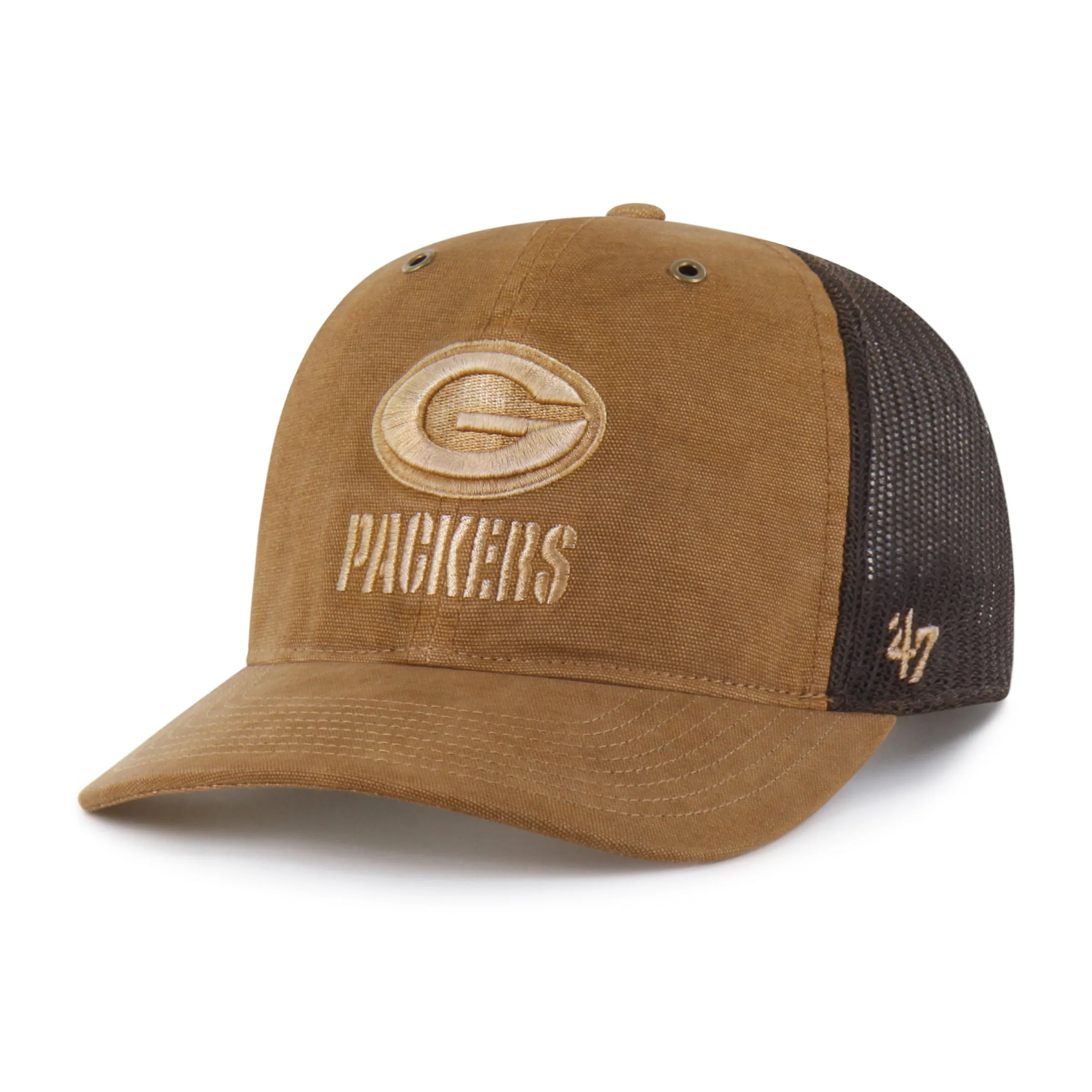 GREEN BAY PACKERS CARHARTT DYED '47 TRUCKER RF RELAXED FIT sold by 47 product image thumbnail 4