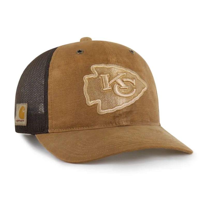 KANSAS CITY CHIEFS CARHARTT DYED '47 TRUCKER RF RELAXED FIT made by 47
