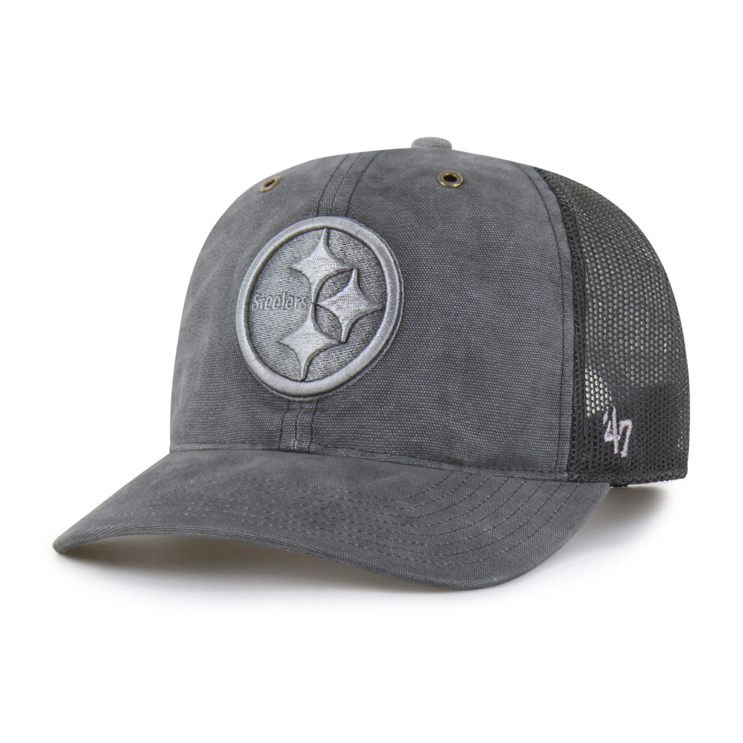 PITTSBURGH STEELERS CARHARTT DYED '47 TRUCKER RF RELAXED FIT sold by 47 product image thumbnail 4