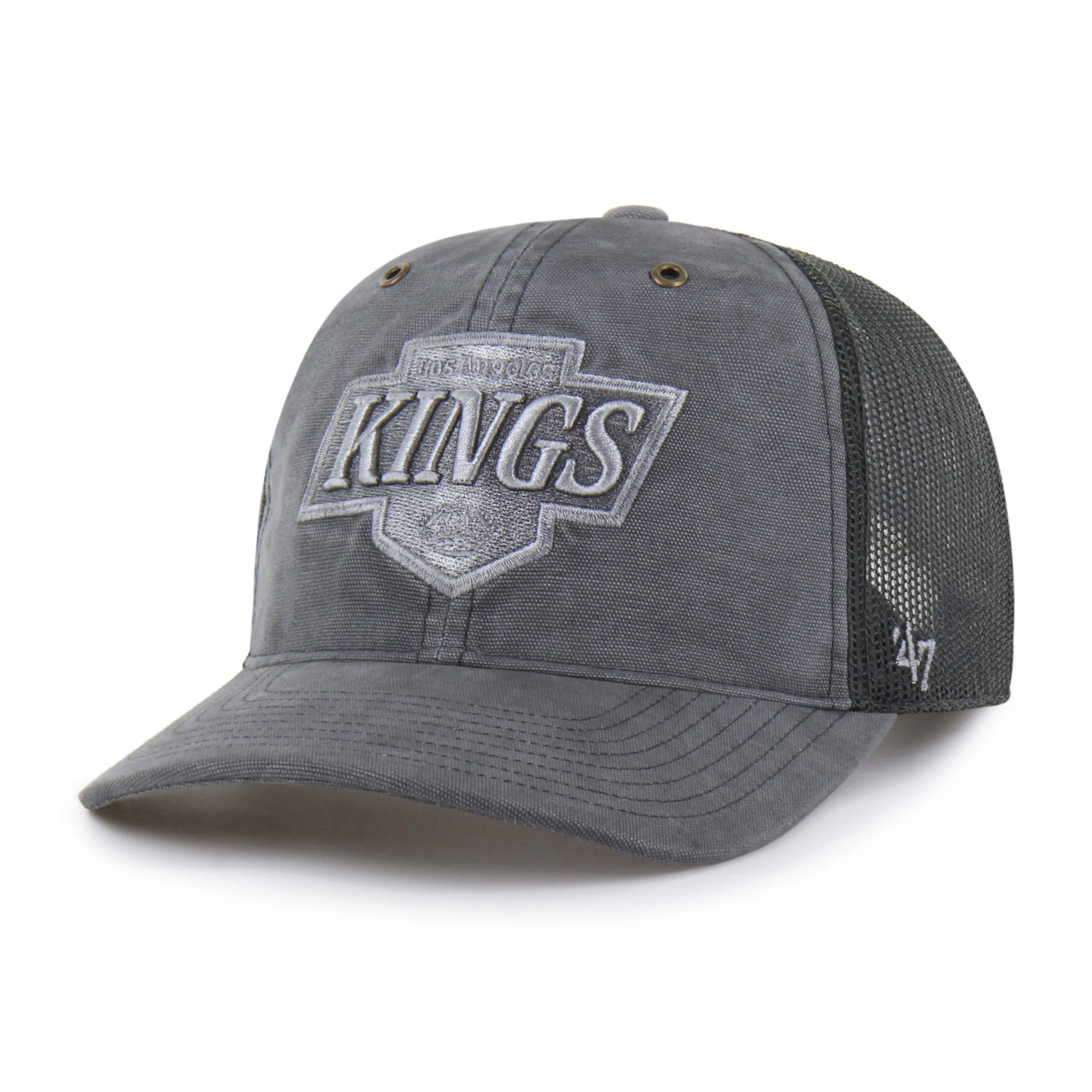 LOS ANGELES KINGS CARHARTT DYED '47 TRUCKER RF RELAXED FIT sold by 47 product image thumbnail 4